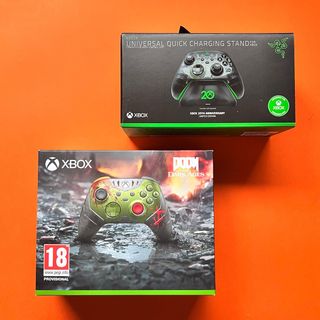 Mando Ed lim doom dark ages + base Razer Xbox 20