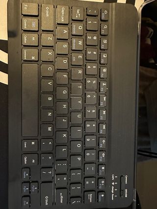 Teclado inglés US Bluetooth Inalámbrico Tablet.