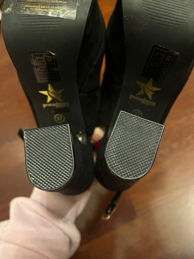 Primadonna Scarpe con tacco nero oro