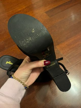 Primadonna Scarpe con tacco nero oro