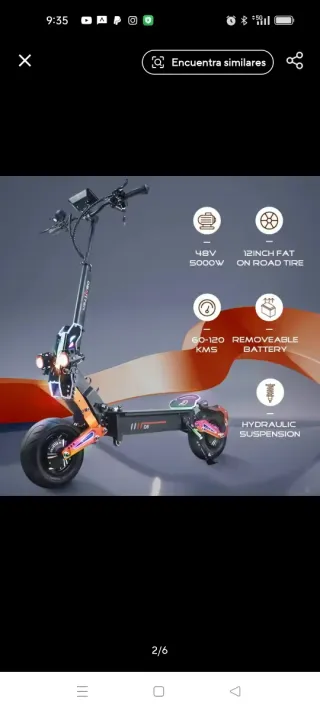 Patinete Obarter D5 5000w