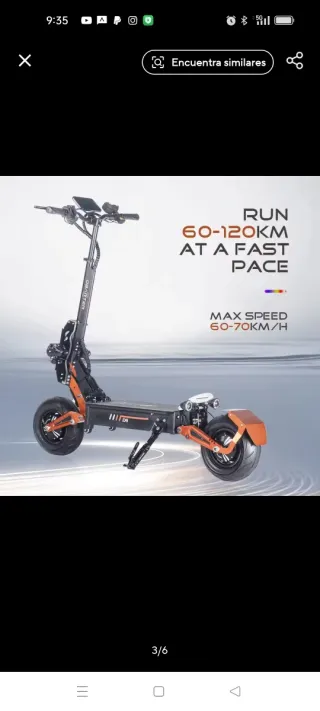 Patinete Obarter D5 5000w