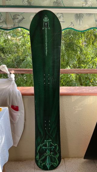 Tabla Snowboard Verde Oscuro