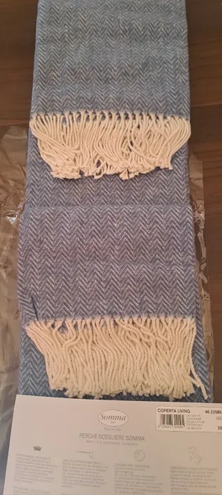 Coperta plaid Somma cotone caldo