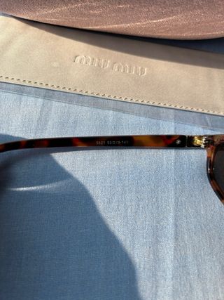 Occhiali da sole Miu Miu tartarugati
