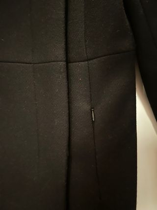 Abrigo Lana Zara Woman Negro