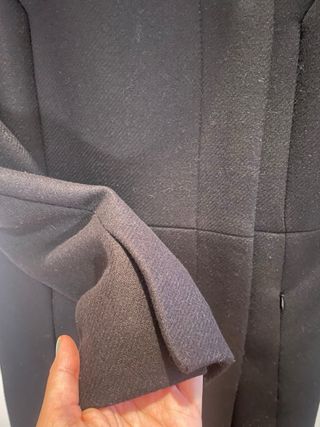 Abrigo Lana Zara Woman Negro