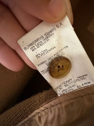 Chaqueta Burberrys Lana Marrón muy útil y buena.
