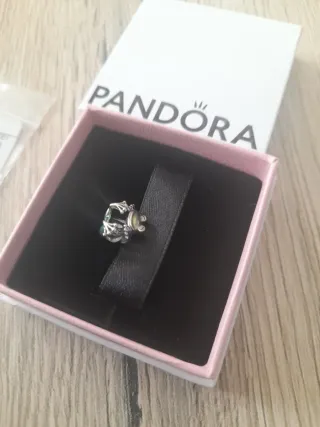 Charm Pandora Ranocchia Verde Argento