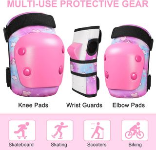 Protecciones Patines Niños Unicornio + Bolso