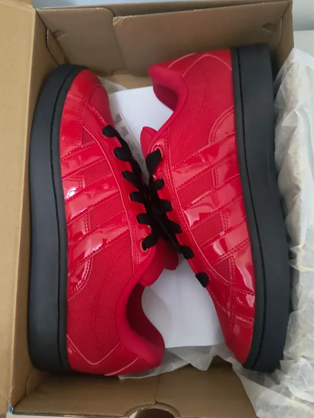 Zapatillas Adidas Campus Rojas y Negras