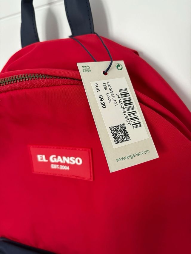 Mochila El Ganso Roja
