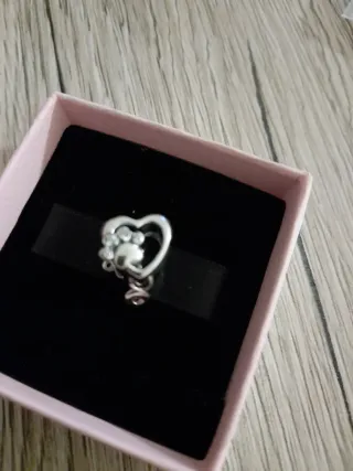 Charm Pandora Cuore Zampa Argento