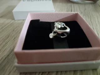 Charm Pandora Cuore Zampa Argento
