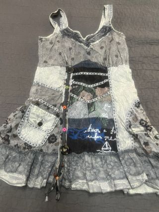 Blusa tirantes patchwork