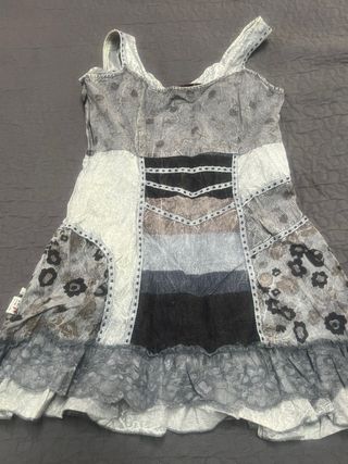 Blusa tirantes patchwork