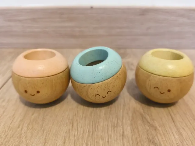 Lote Cesto Tesoros Madera Bebé