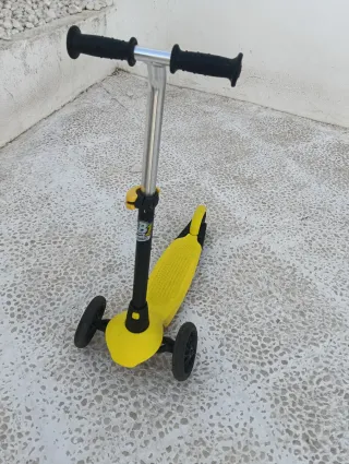 Patinete 3 Ruedas Amarillo