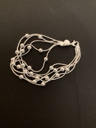 Braccialetto Argento 925 con Perline