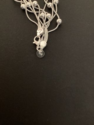Braccialetto Argento 925 con Perline
