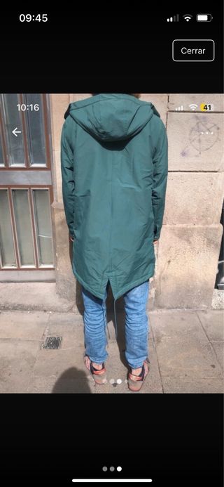 Chaqueta Herschel verde nueva con etiqueta