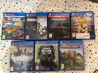 PS4 Slim 1TB + 2 Mandos + 8 Juegos