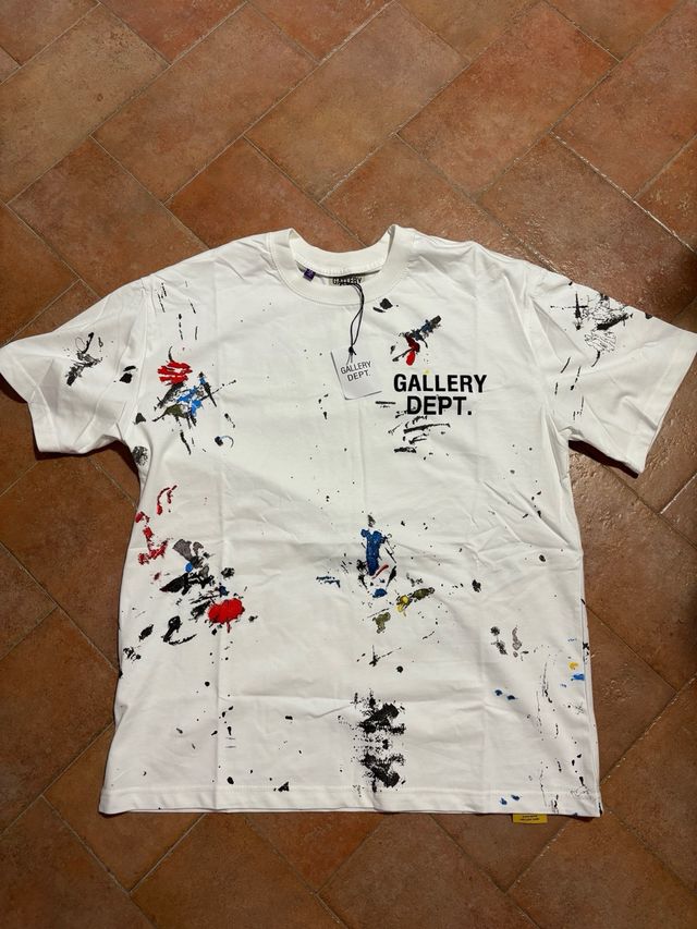 Gallery Dept T-shirt bianca con stampa