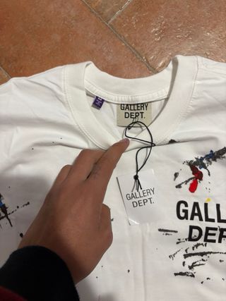Gallery Dept T-shirt bianca con stampa