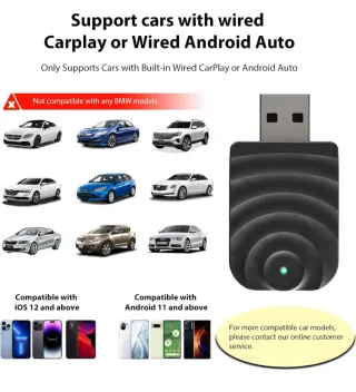 Adaptador Wireless CarPlay Android Sunweyer S21