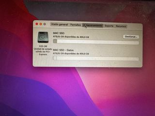 MacBook Air 11 500 GB SSD Plata