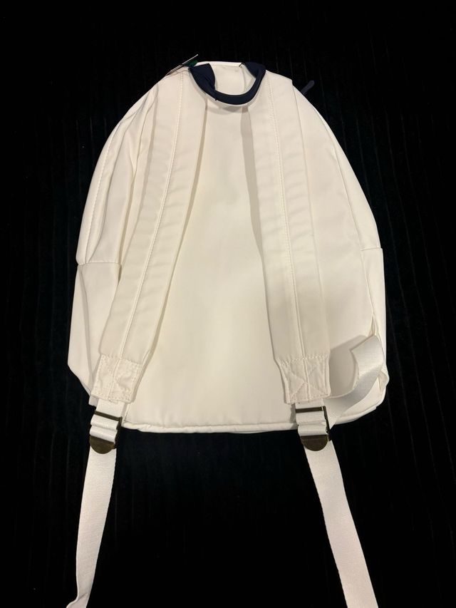 Mochila El Ganso Blanca con Detalles