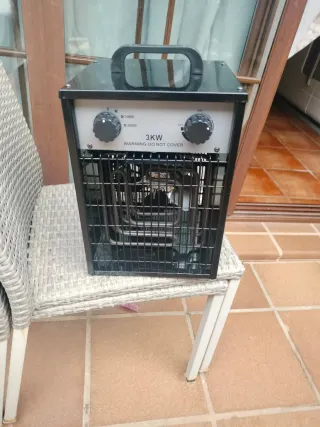 Calefactor 3KW Metal y Plástico