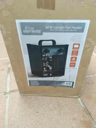 Calefactor 3KW Metal y Plástico