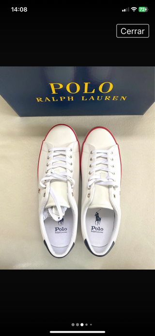 Zapatillas Polo Ralph Lauren Blancas, de piel