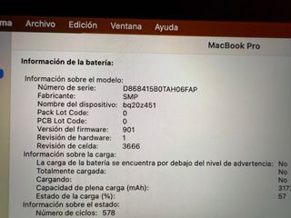 MacBook Pro 13 2017 8GB 256GB