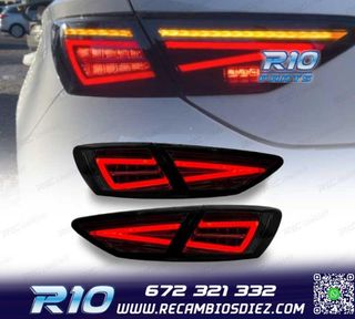 PILOTOS SEAT LEON 3 5F 12-20 DINAMICO LED NEGRO OEM LED