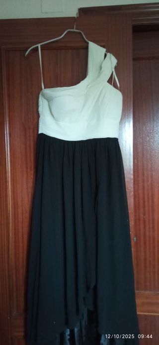 Vestido Studio Classics negro y blanco