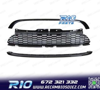 PARRILLAS MINI COOPER R56 R57 06-09 NEGRO BRILLO
