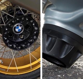 Tope cardán + tapa embellecedor buje motos BMW