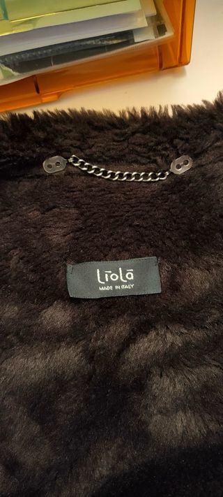 Giaccone scamosciato con interno in pelle tg. 42