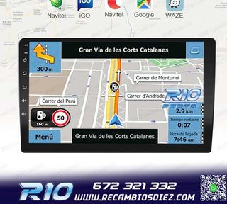 RADIO 9" GPS ANDROID 13 QUAD CORE 64GB ROM
