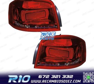 PILOTOS PARA AUDI A3 3P 09-12 BLANCO ROJO