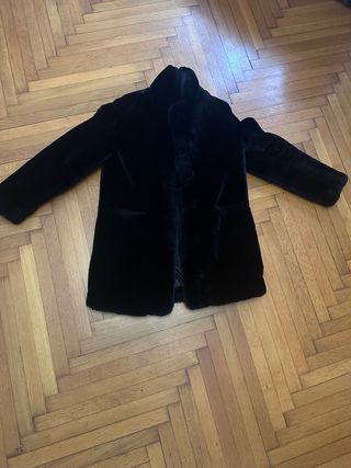 Pelliccia sintetica nera