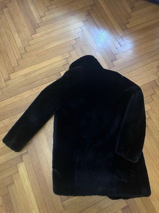 Pelliccia sintetica nera