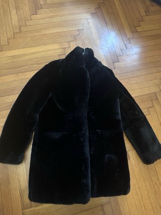 Pelliccia sintetica nera