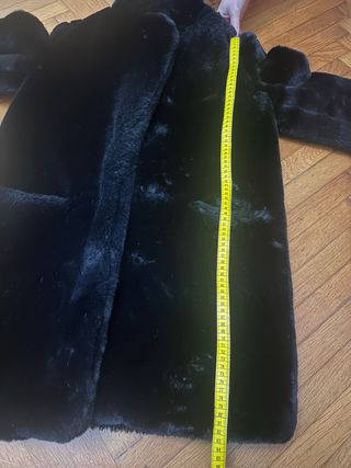 Pelliccia sintetica nera