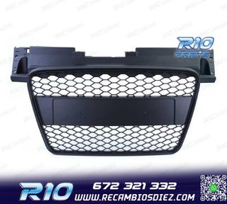 PARRILLA AUDI TT 06-12 LOOK RS NEGRO