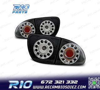 PILOTOS SEAT LEON 1M LED FONDO NEGRO