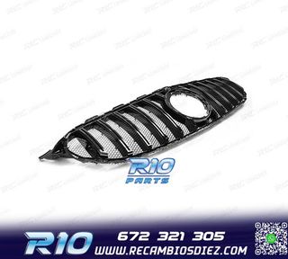 PARRILLA MERCEDES W205 18-21 LOOK SPORT NEGRO BRILLO