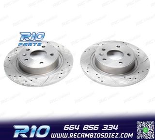 DISCOS DE FRENO PARA LAND ROVER PERFORADOS RANURADOS